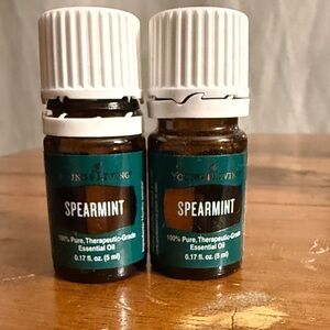 Young Living Spearmint Essential Oil Duo - Green and White